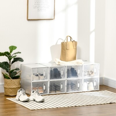 DIY Schuhschrank mit 8 Fächern, modulares Design