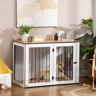 Heim-Hundebox 2-in-1 Design verriegelbar