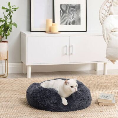 Hundebett, Katzenbett, 50 cm, dunkelgrau
