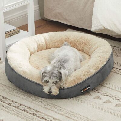 Hundebett, Katzenbett, Ø 60 cm, dunkelgrau