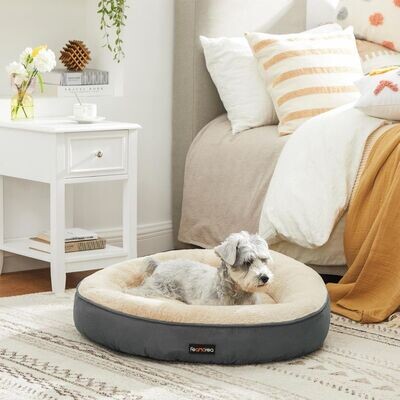 Hundebett, Katzenbett, Ø 60 cm, dunkelgrau