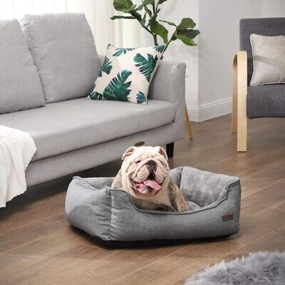 Hundebett mit abnehmbarem Bezug 70 x 55 x 21 cm