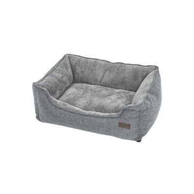 Waschbares gemütliches Hundebett, Katzenbett 90 cm Grau