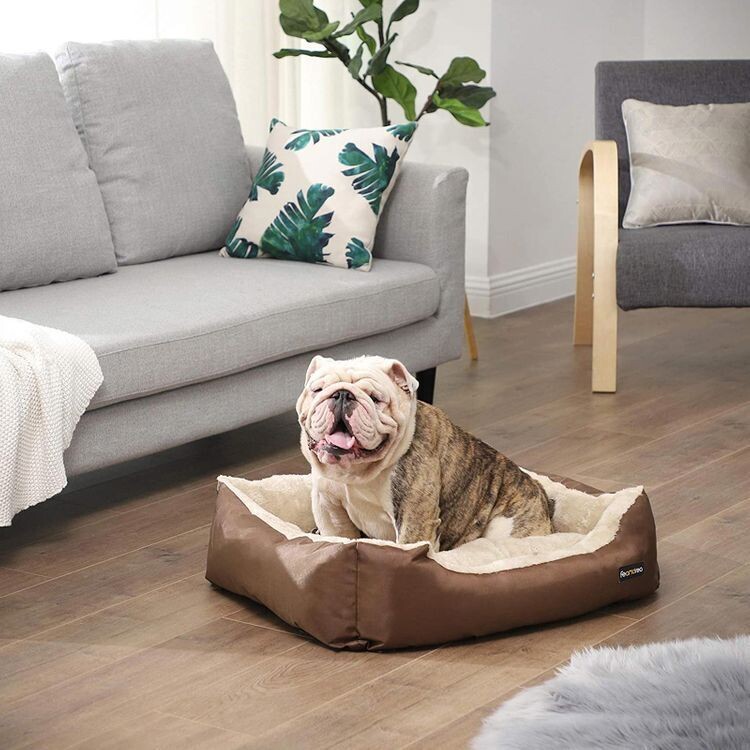 Hundebett, Katzenbett Oxfordgewebe 65 cm Braun