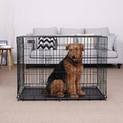 Transport-Hundekäfig XXL mit 2 Türen XXL 106 x 77,5 x 70 cm