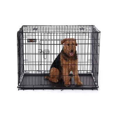 Transport-Hundekäfig XXL mit 2 Türen XXL 106 x 77,5 x 70 cm