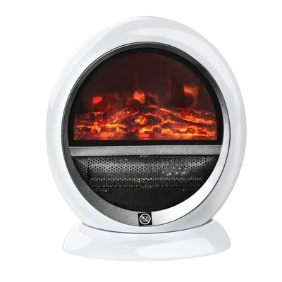 LED Elektrokamin Mini Tisch Standkamin Kaminofen mit Flammeneffekt 1500W