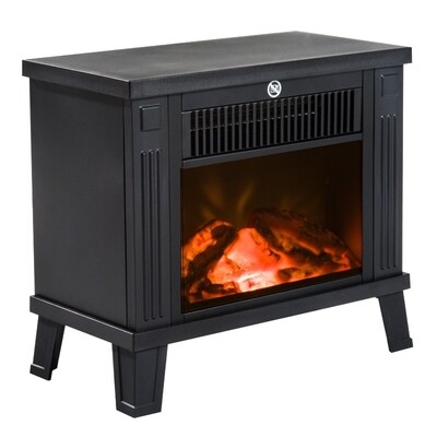 Elektrokamin Standkamin 600/1200W Schwarz