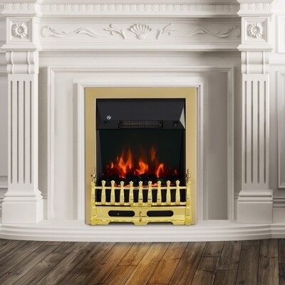 Elektrokamin Kaminofen 1000/2000 Watt Design Gold