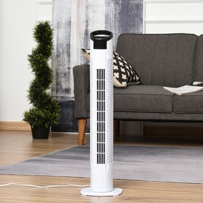 Turmventilator mit Fernsteuerung 20 cm x 20 cm x 78,5 cm
