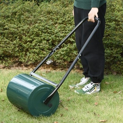 Rasenwalze mit U-Griff Gartenwalze Gartenrolle 30 cm