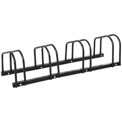 Fahrradständer Velo-Ständer 4 Fahrräder schwarz