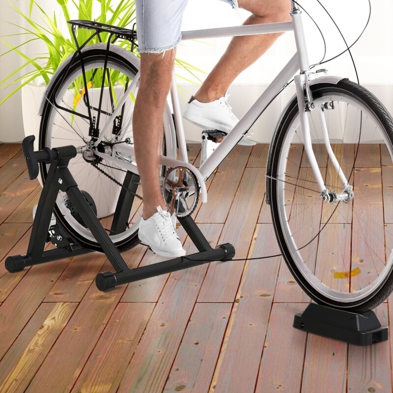 Velo-Rollentrainer Fahrrad mit Magnetbremse schwarz