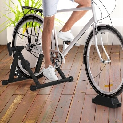 Velo-Rollentrainer Fahrrad mit Magnetbremse schwarz