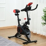 Ergometer Heimtrainer mit LCD-Display | Stahl | ABS | 102 x 47 x 104 cm | Schwarz