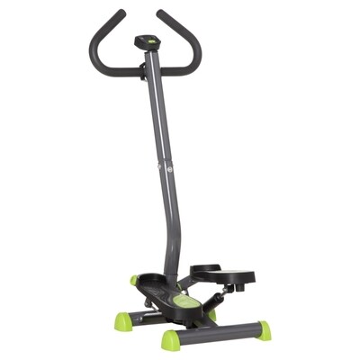 Stepper mit LCD-Monitor Grau+Grün+Schwarz