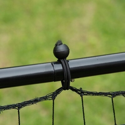 Baseball Fussball Rebounder Kickback Tor Schwarz
