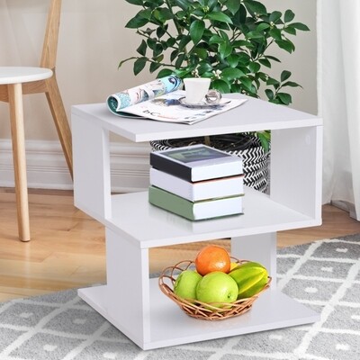 Beistelltisch Betttisch mit modernes Design Couchtisch weiss