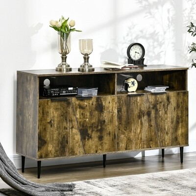 Sideboard im Industrie-Design 2 Schränke 2 Regale