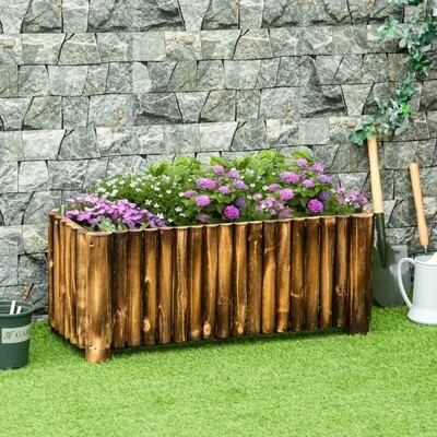 Hochbeet Pflanzkasten Kräuterbeet Blumenkasten, Tannenholz