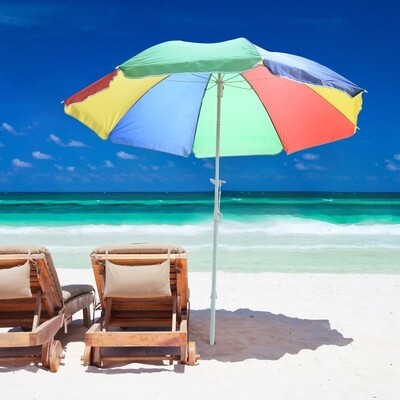 Sonnenschirm Balkon Strandschirm Bunt