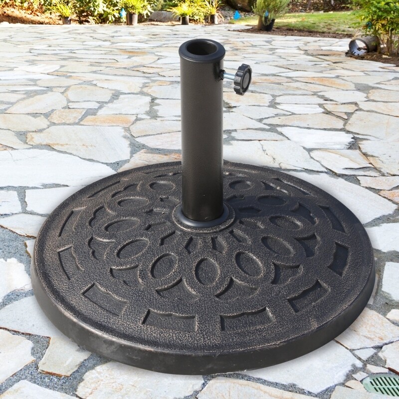Schirmständer 14kg Sonnenschirmfuss rund 38/48mm Bronze
