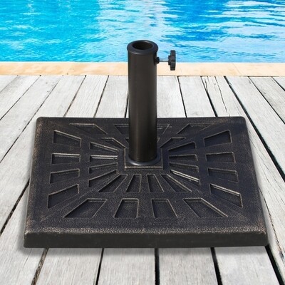 Sonnenschirmständer Bronze 15 kg 47 cm x 47 cm x 32 cm