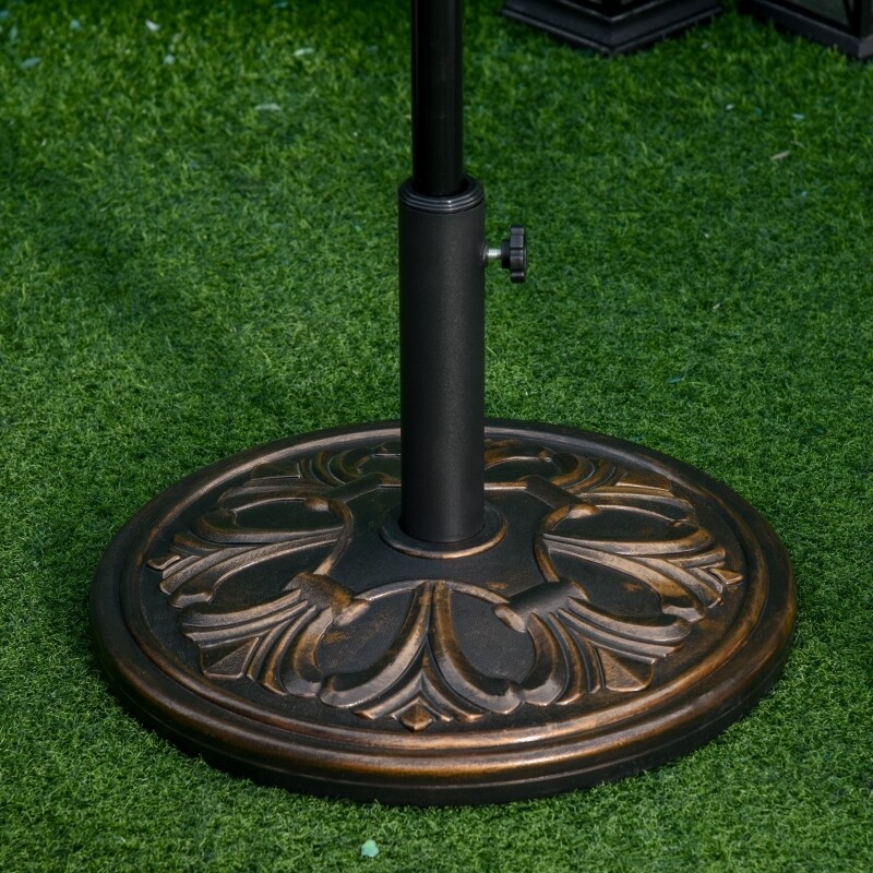 Sonnenschirmständer Schirmständer Schirmhalter 13 kg Antik Bronze
