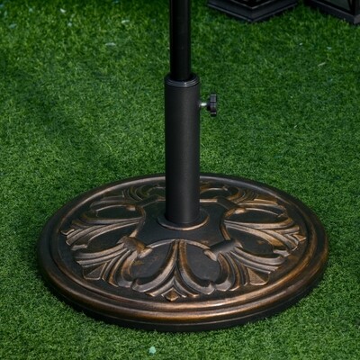Sonnenschirmständer Schirmständer Schirmhalter 13 kg Antik Bronze