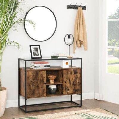 Sideboard, Kommode mit Glasoberfläche