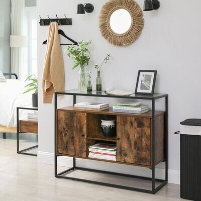 Sideboard, Kommode mit Glasoberfläche