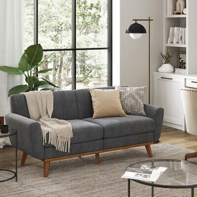 3-Sitzer Retro-Sofa fürs Wohnzimmer
