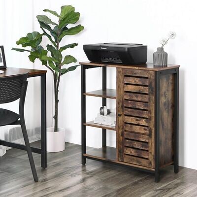 Industriestil Sideboard, Kommode Lamellentür