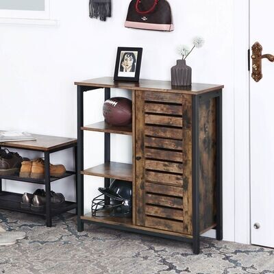 Industriestil Sideboard, Kommode Lamellentür
