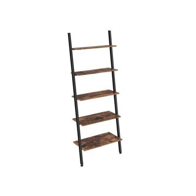 Industriestil Leiterregal mit 5 Ablagen 64 x 34 x 186 cm (L x B x H