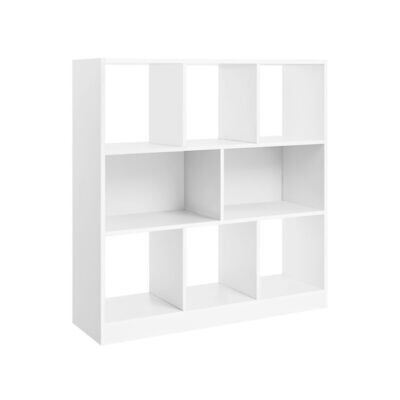 Bücherregal 8 Fächer Weiss