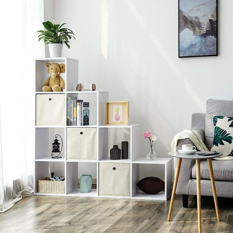 Bücherregal, Raumteiler Weiss