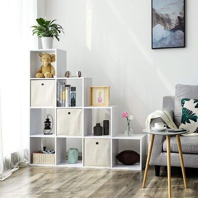 Bücherregal, Raumteiler Weiss
