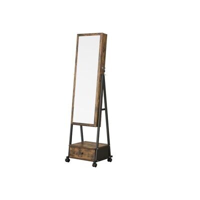Schmuckschrank vintagebraun-schwarz