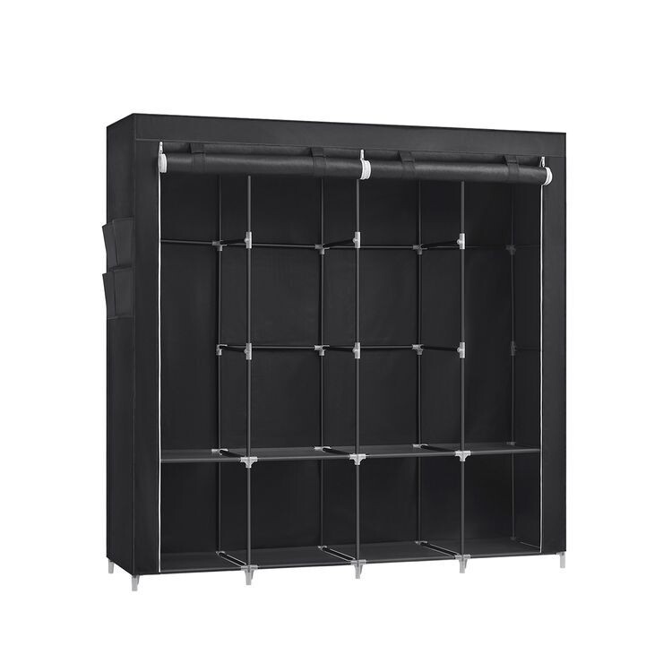 Stoffschrank mit 4 Seitentaschen