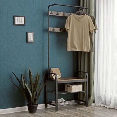Industriestil Garderobe &amp; Sitzbank