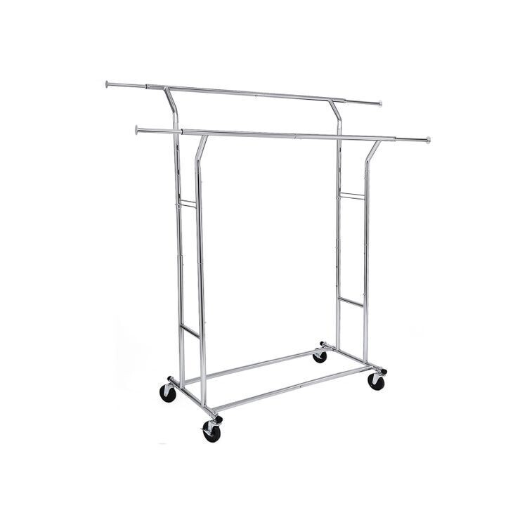 Schwerlast-Doppelkleiderstange 110 kg