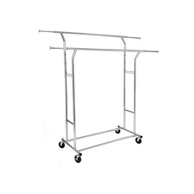 Schwerlast-Doppelkleiderstange 110 kg