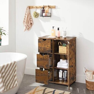 Industriestil Badschrank mit Tür