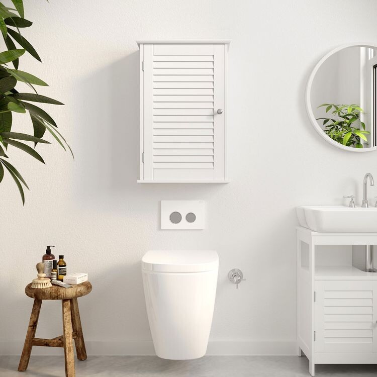 Bad-Wandschrank weiss