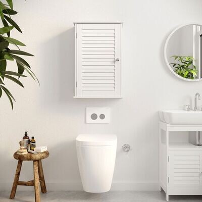 Bad-Wandschrank weiss