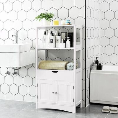 Grosser Badschrank Weiss