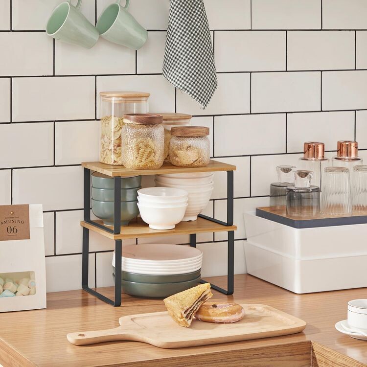 Gewürzregal, 2er Set, Küchenregal, Küchen-Organizer,