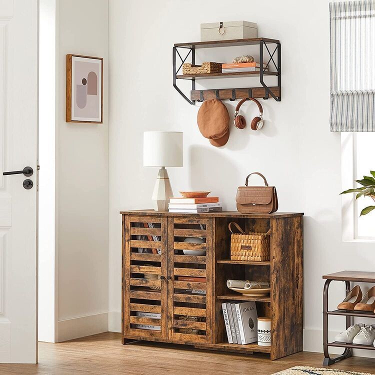 Sideboard verstellbare Ablage Vintagebraun