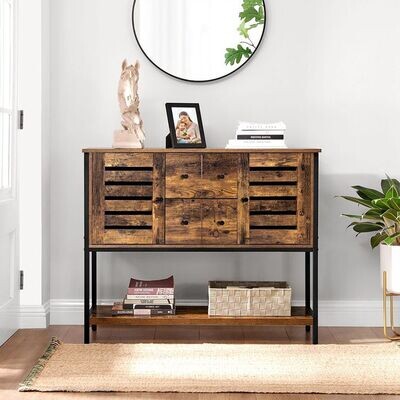 Sideboard mit Regalablage, mit 2 Schubladen und Türen